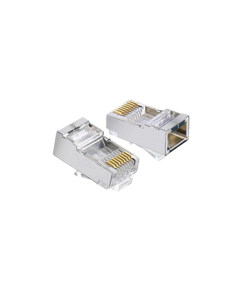Fiche RJ45 Cat6 Métallique Blindée