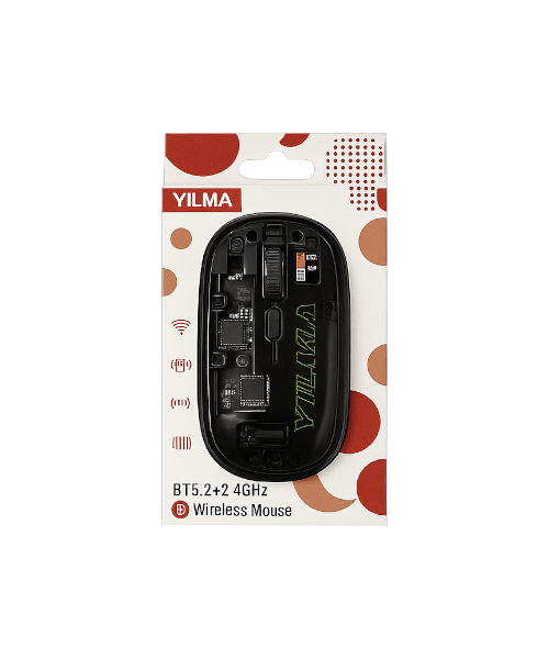 Souris Transparente QS-2142 – Design élégant, double mode sans fil