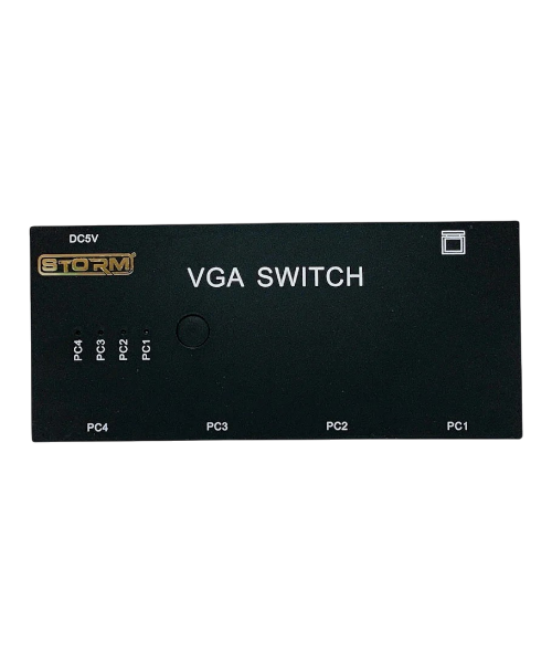Switch VGA 2 Ports – Sélecteur Manuel d’Entrée Vidéo, Connexion 2 PC vers 1 Écran, Haute Résolution