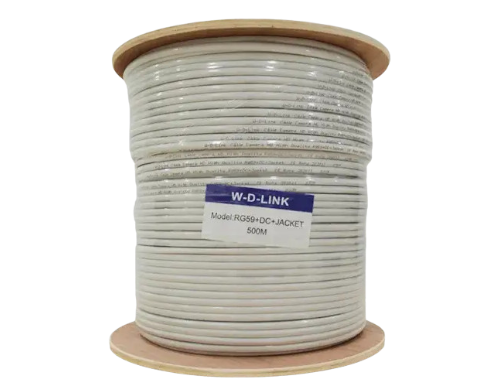 WD-Link Câble coaxial RG59 avec alimentation et jacket