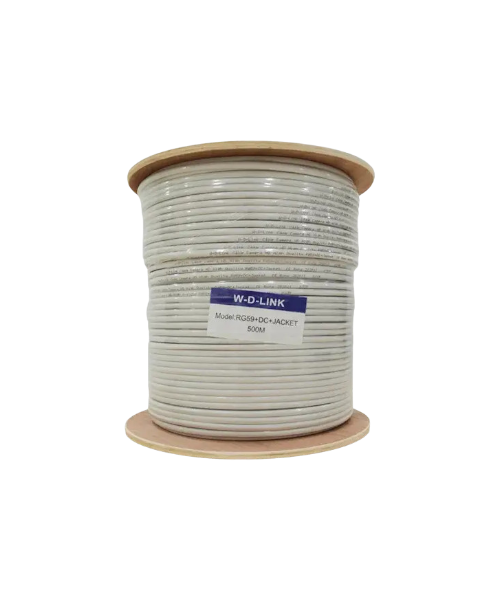 WD-Link Câble coaxial RG59 avec alimentation et jacket