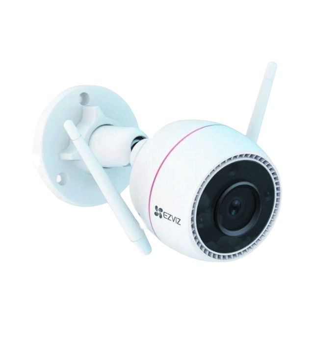 Caméra de surveillance extérieure EZVIZ H3c 2K (3MP), Wi-Fi, détection humaine IA, vision couleur