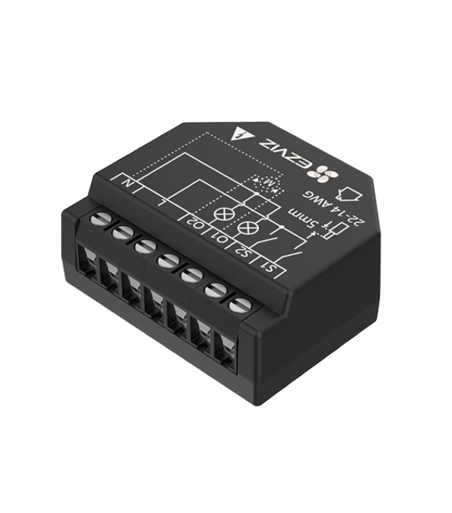 Relais WiFi EZVIZ T36 (CS-T36) pour interrupteur intelligent, 2 canaux, suivi de consommation