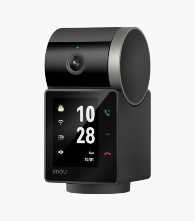 Caméra intérieure IMOU REX VT 5MP, vision 360°, avec écran couleur 2.4 pouces pour appel vidéo