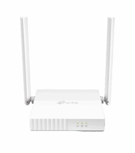 Routeur WiFi TP-Link TL-WR820N blanc, 300 Mbps, avec 2 antennes, fonctionnant en mode Répéteur/AP